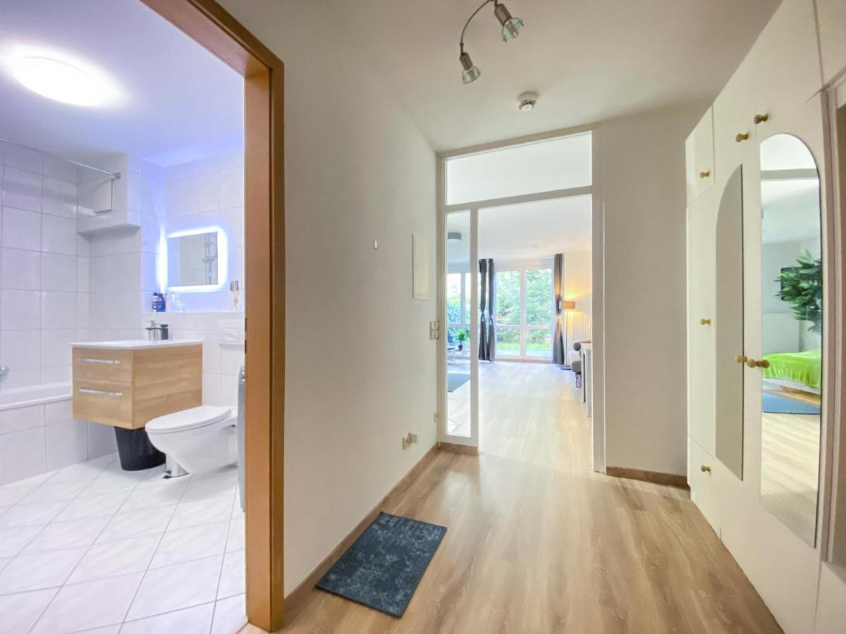 Wohlfuehl-Apartment Mit Kostenfreier Tiefgarage, Wifi & Terrasse Lipcse Kültér fotó