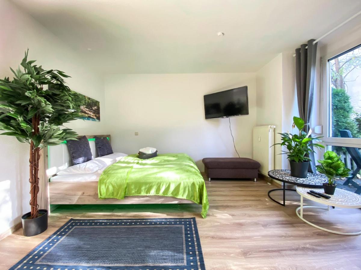 Wohlfuehl-Apartment Mit Kostenfreier Tiefgarage, Wifi & Terrasse Lipcse Kültér fotó